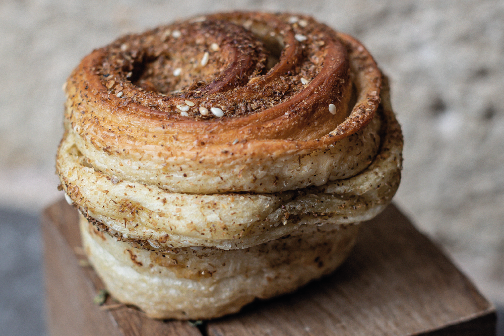 Brioche feuilleté au zaatar