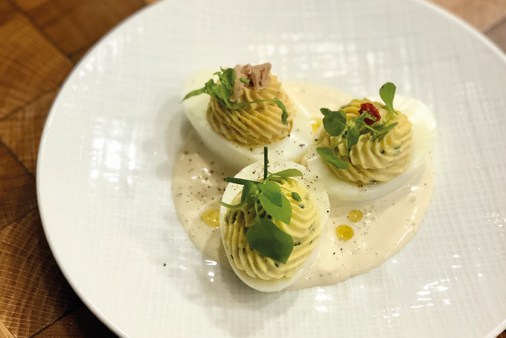 Œufs de poule bio mimosa 